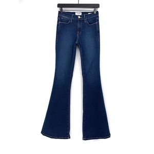 FRAME Le High Flare Jean Blue Denim 26